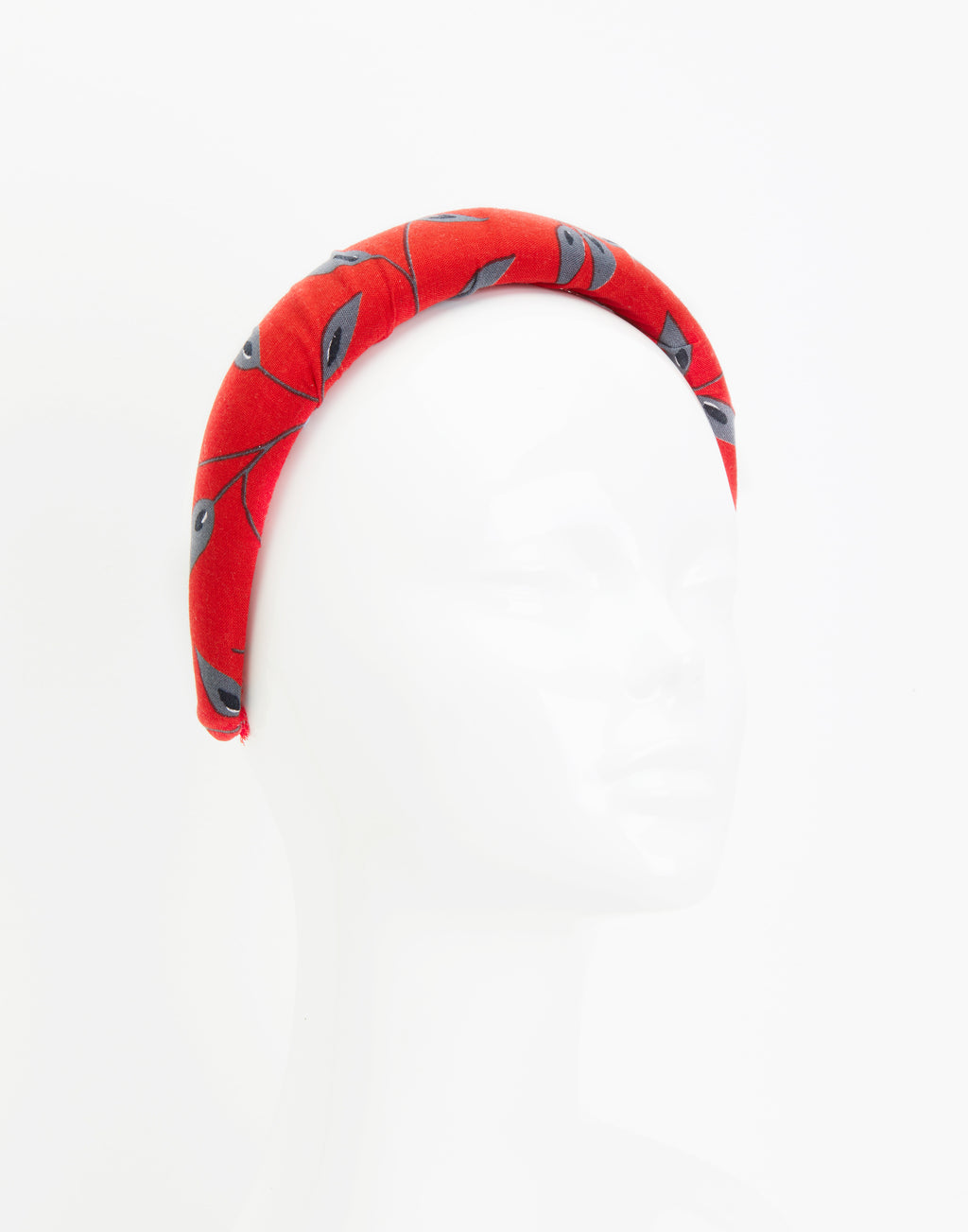 Red Leaf Print Headband