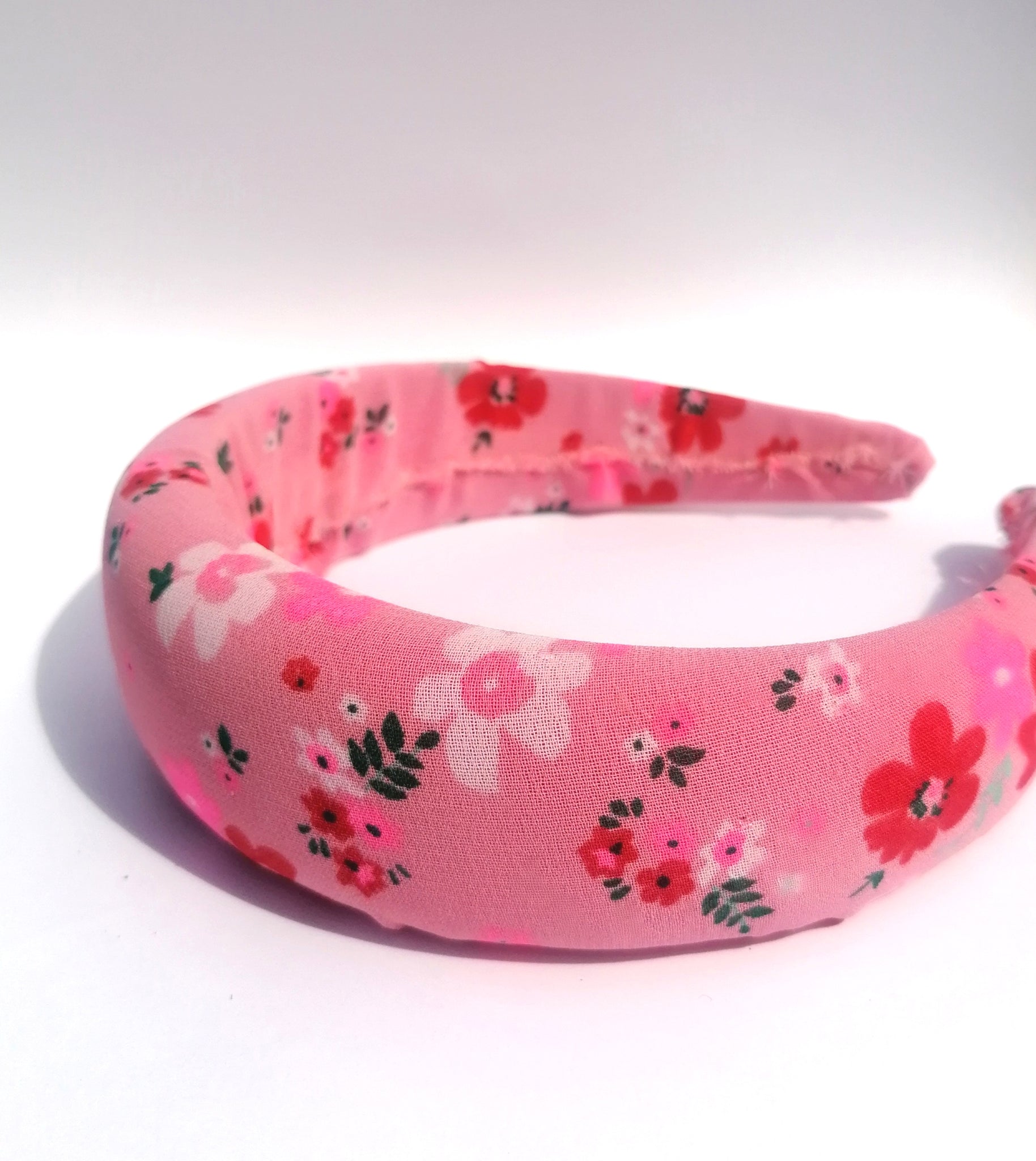 Bright Pink Floral Headband