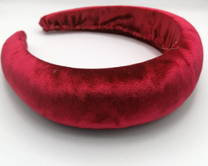 Red Velvet Upcycled Headband