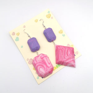 Lilac & Pink Marble Fake Fancys