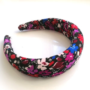 Winter Floral Upcycled Headband